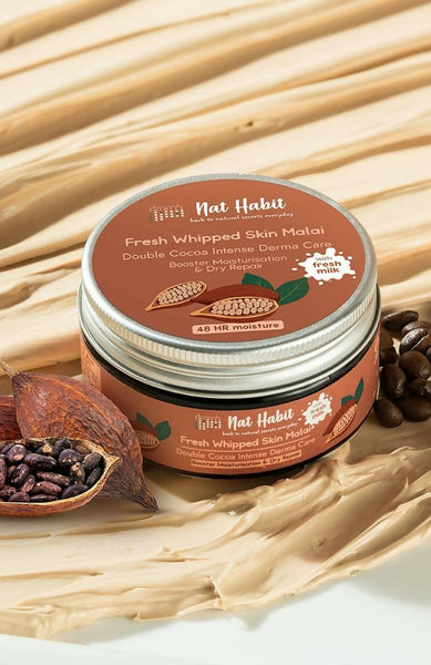 Nat Habit Double Cocoa Intense DermaCare Fresh Whipped Skin Malai - Distacart