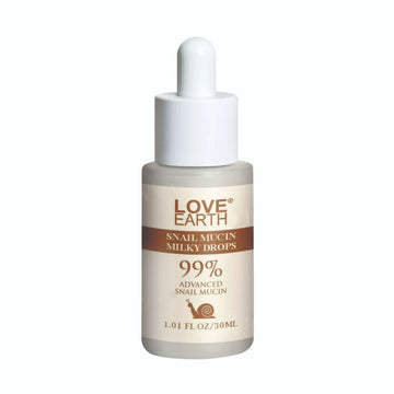 Love Earth Snail Mucin Milky Drops Face Serum - Distacart