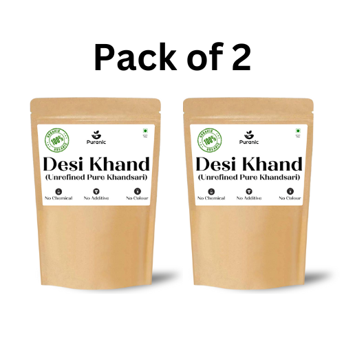 Puranic Desi Khand | Unrefined  Khandsari - Distacart