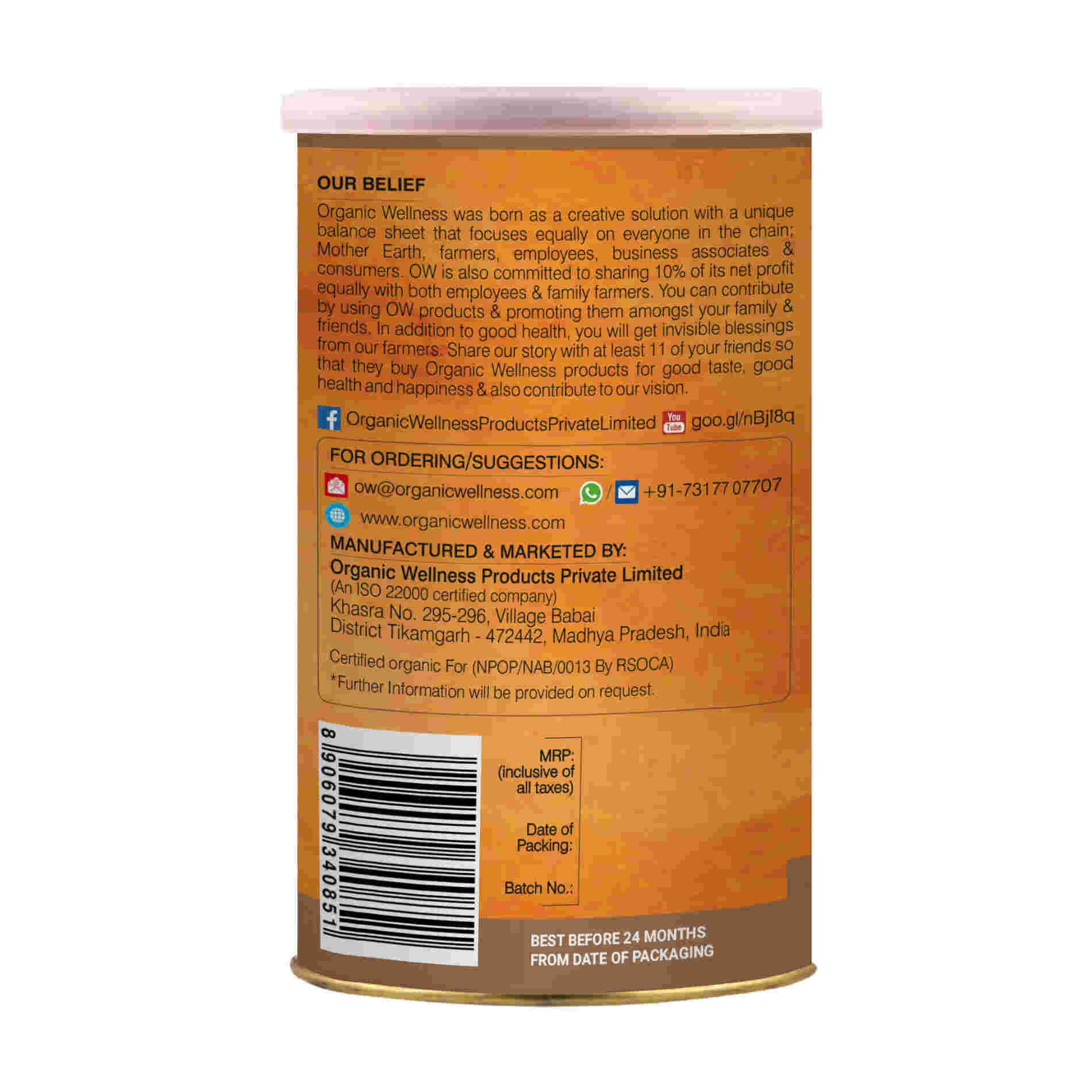 Organic Wellness Ow'zeal Detox - Distacart