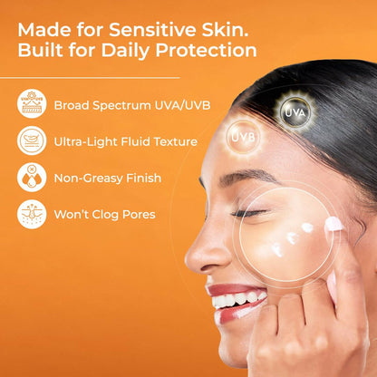 Brinton Uv Doux Sensi Fluid Sunscreen - Dista