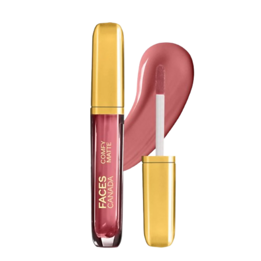 Faces Canada Comfy Matte Liquid Lipstick - Roses For You 26 - Distacart