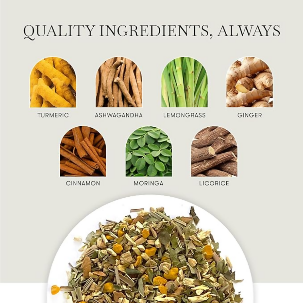 Luxmi Estates Astounding Ashwagandha – Certified Organic Herbal Infusion - Dista