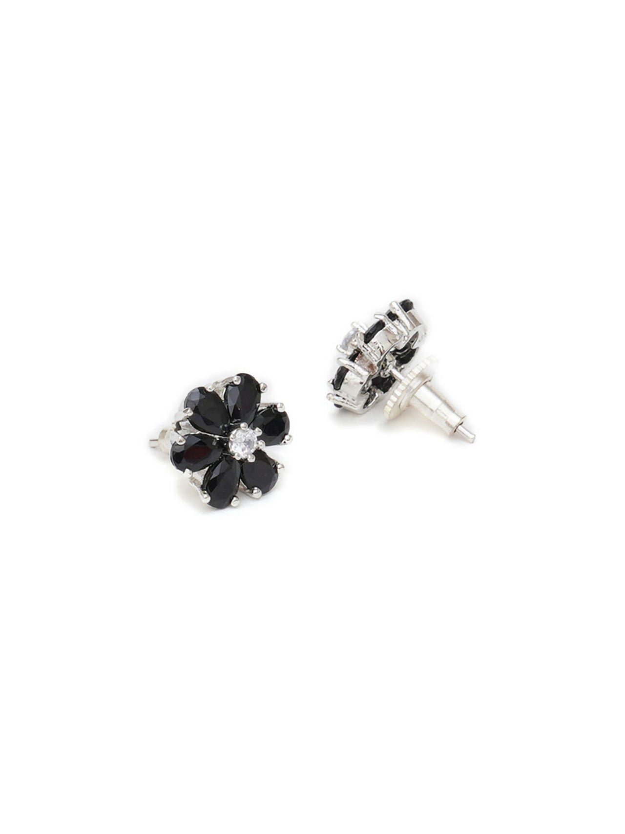 stone stud (Black and white) - Ruby Raang - Distacart