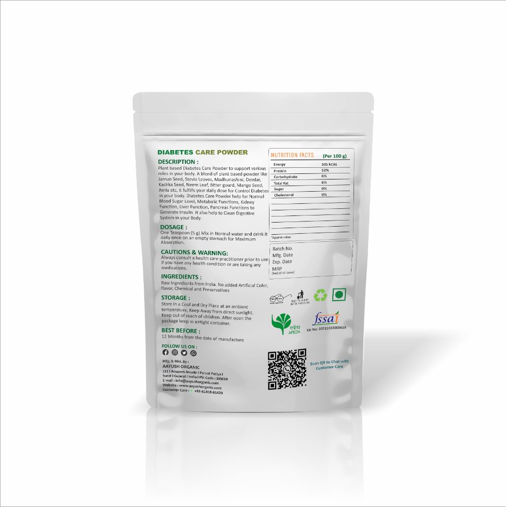 AO Organic Diabetes Care Powder - Distacart