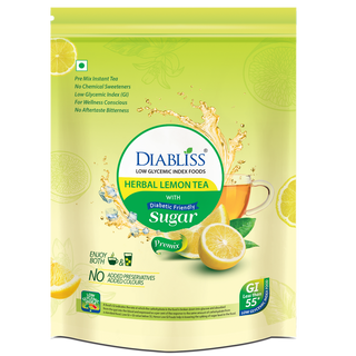 Diabliss Herbal Lemon Tea With Diabetic Friendly Sugar - Distacart