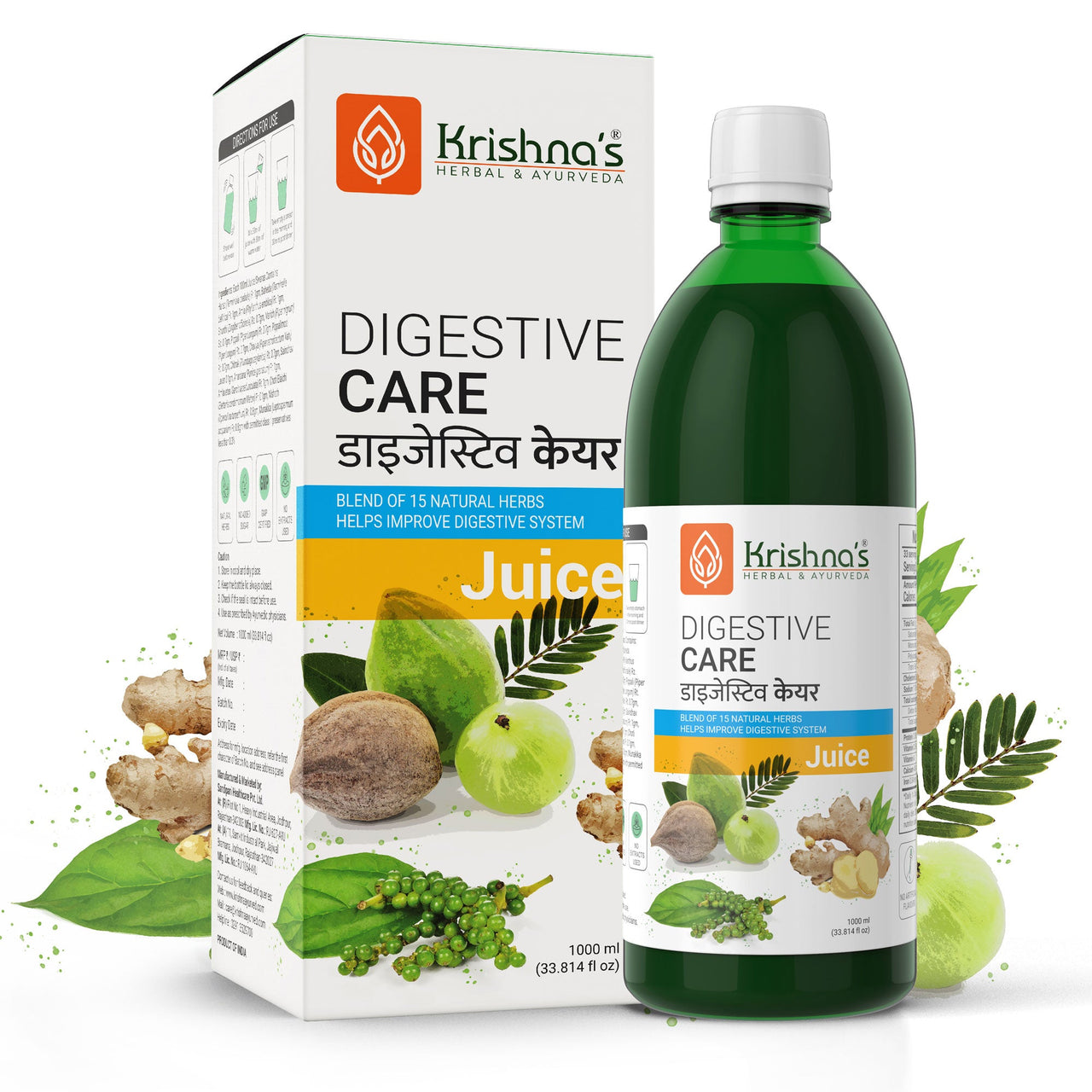 Krishna'S Herbal & Ayurveda Digestive Care Juice - Distacart