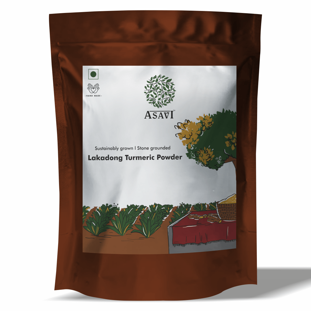 Asavi Stonemade Lakadong Turmeric Powder - Distacart