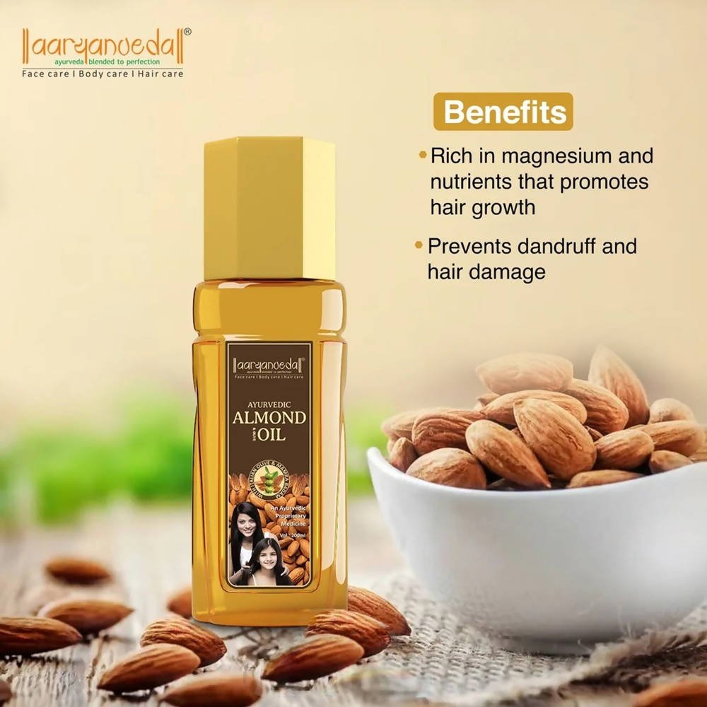Aaryanveda Ayurvedic Almond Oil - Limited Time Offer - Distacart