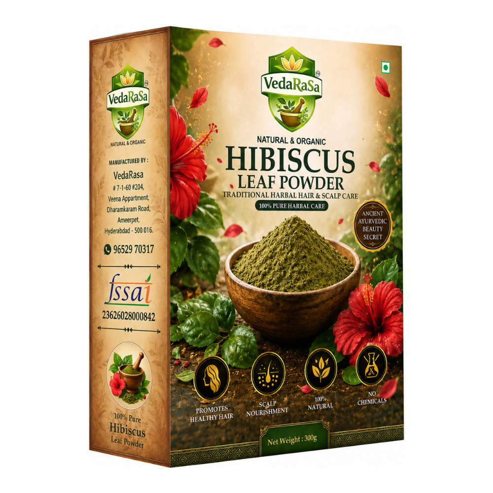 VedaRasa Dried Hibiscus Leaf Powder - Dista