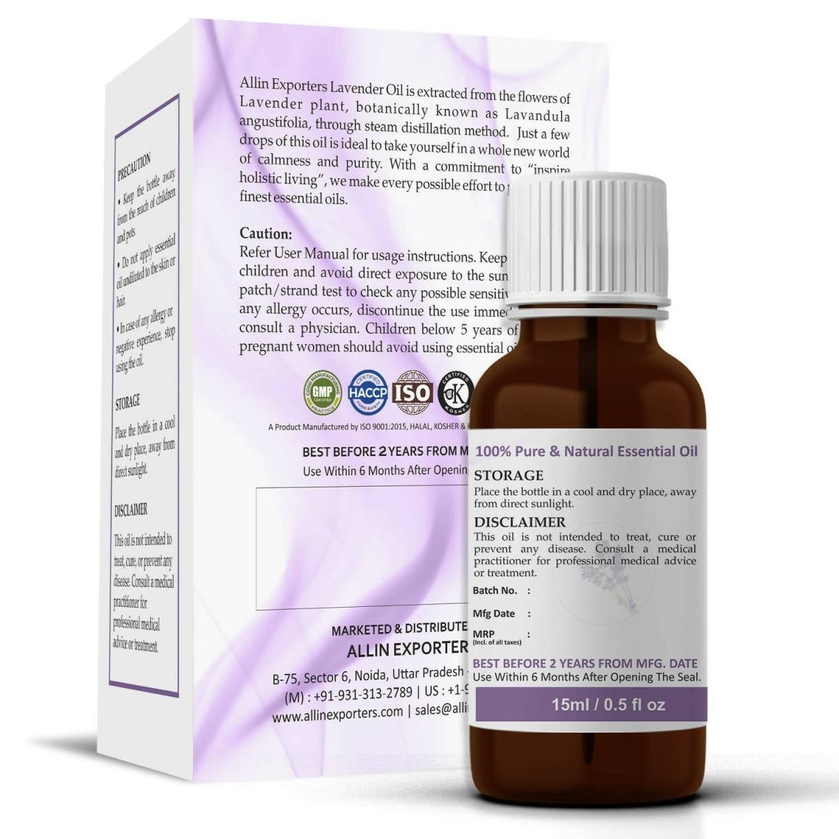 Allin Exporters Lavender Essential Oil - Distacart