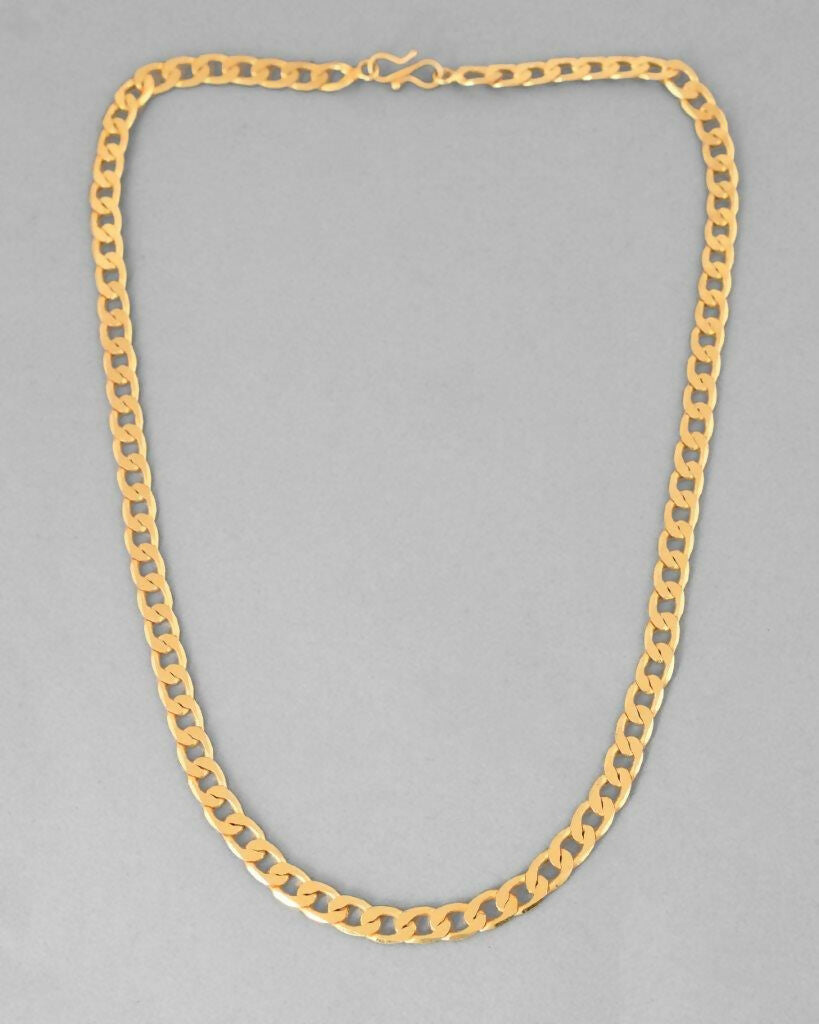 VOJ Gold Plated Chain For Men - Distacart