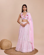 Thumbnail for Lehenga Mart Designer Wedding Lehenga Choli For Women - Baby Pink - Distacart