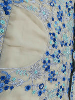 Thumbnail for Jyoti Fashion Premium Sky Blue Faux Georgette 3MM Sequins with Thread & Jari Embroidery Lehenga Choli with Dupatta - Distacart