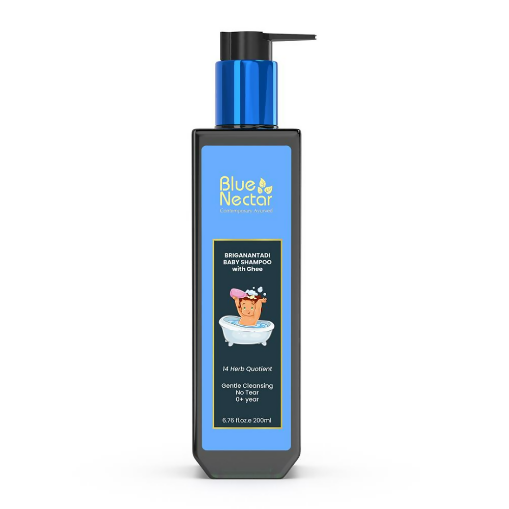 Blue Nectar Briganantadi Baby Shampoo With Natural Ghee - Distacart