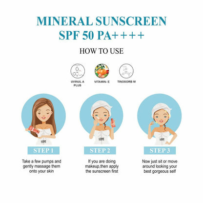 Love Earth Mineral Sunscreen White - Distacart