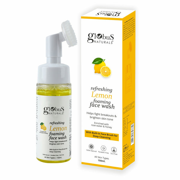 Globus Naturals Brush Lemon Face wash