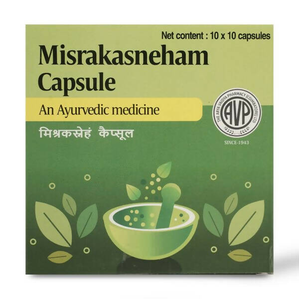 AVP Ayurveda Misrakasneham Capsules - Distacart