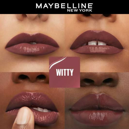 Maybelline New York Super Stay Vinyl Ink Liquid Lipstick, Instant Shine Lasts Up To 16H - 40 Witty - Distacart