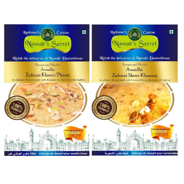 Nawab's Secret Zafrani(Kesari) Sheer Khurma and Kheer Mix - Dista