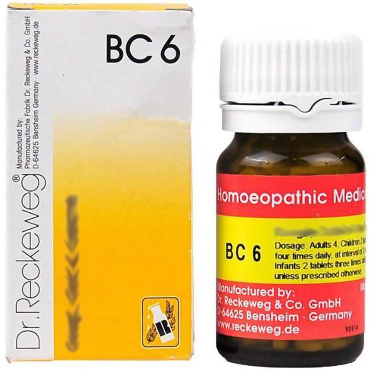 Dr. Reckeweg Bio Combination 6 (BC 6) Tablet - Distacart