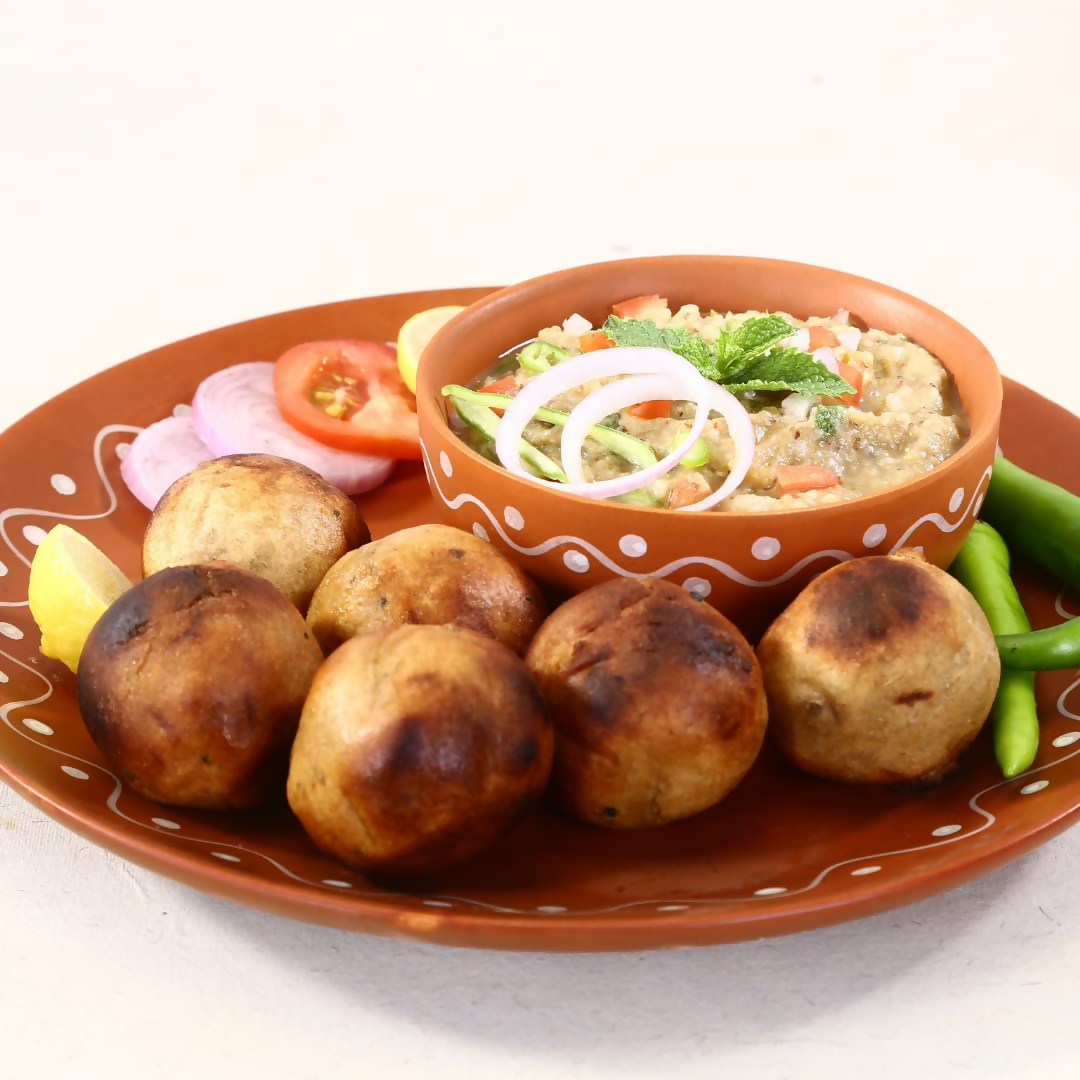 Village-Organica Sattu Powder Hand-Pounded Black Chana Flour - Dista