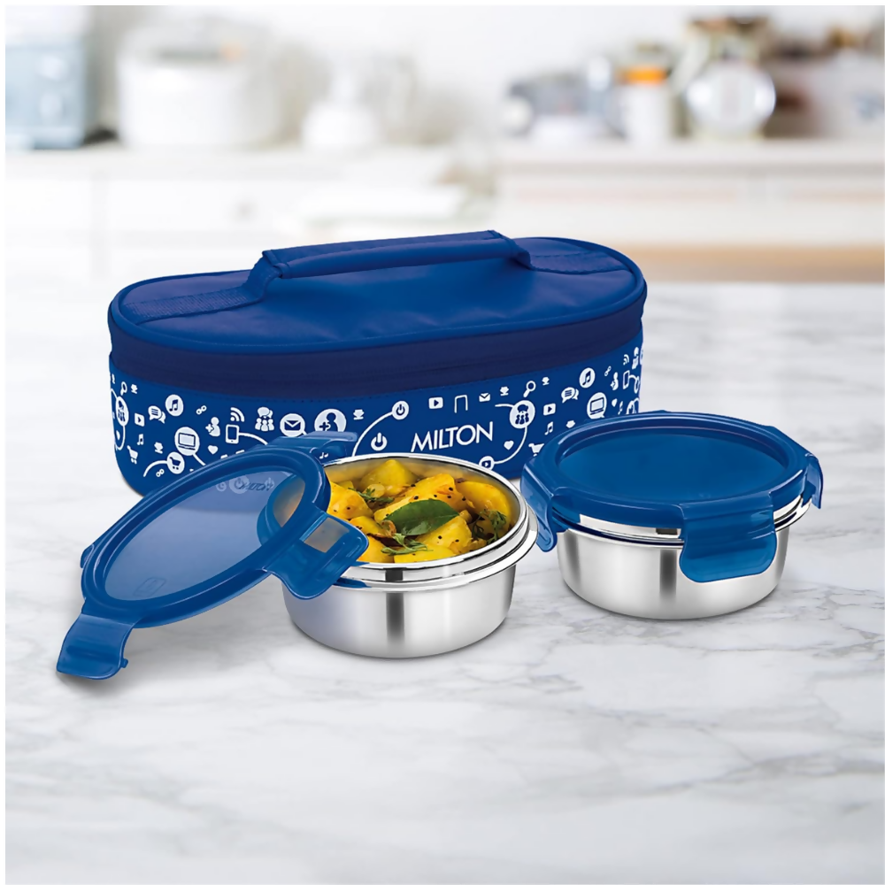 Milton Lifestyle Lunch Box with Insulated Bag - Blue - Dista