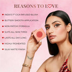 Thumbnail for Just Herbs Nourishing Powder Blush - Velvet Rose - Distacart