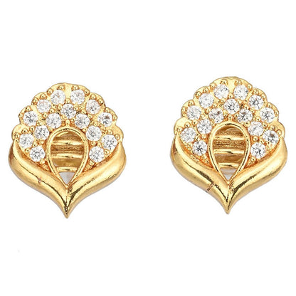 AanyaCentric Gold Plated Mangalsutra with Pendant, 2 Pair Earrings - Distacart