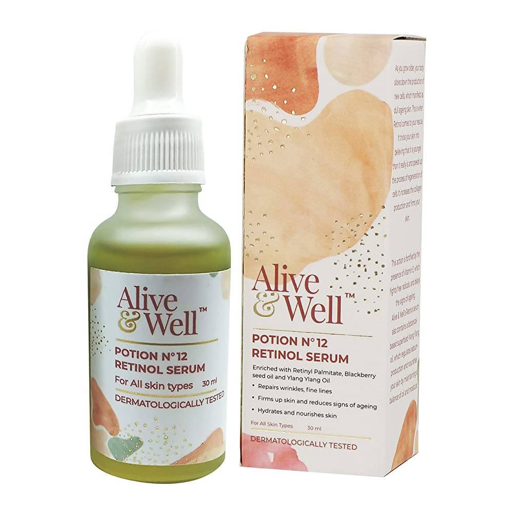 Alive & Well Potion N° 12 Retinol Serum - Distacart
