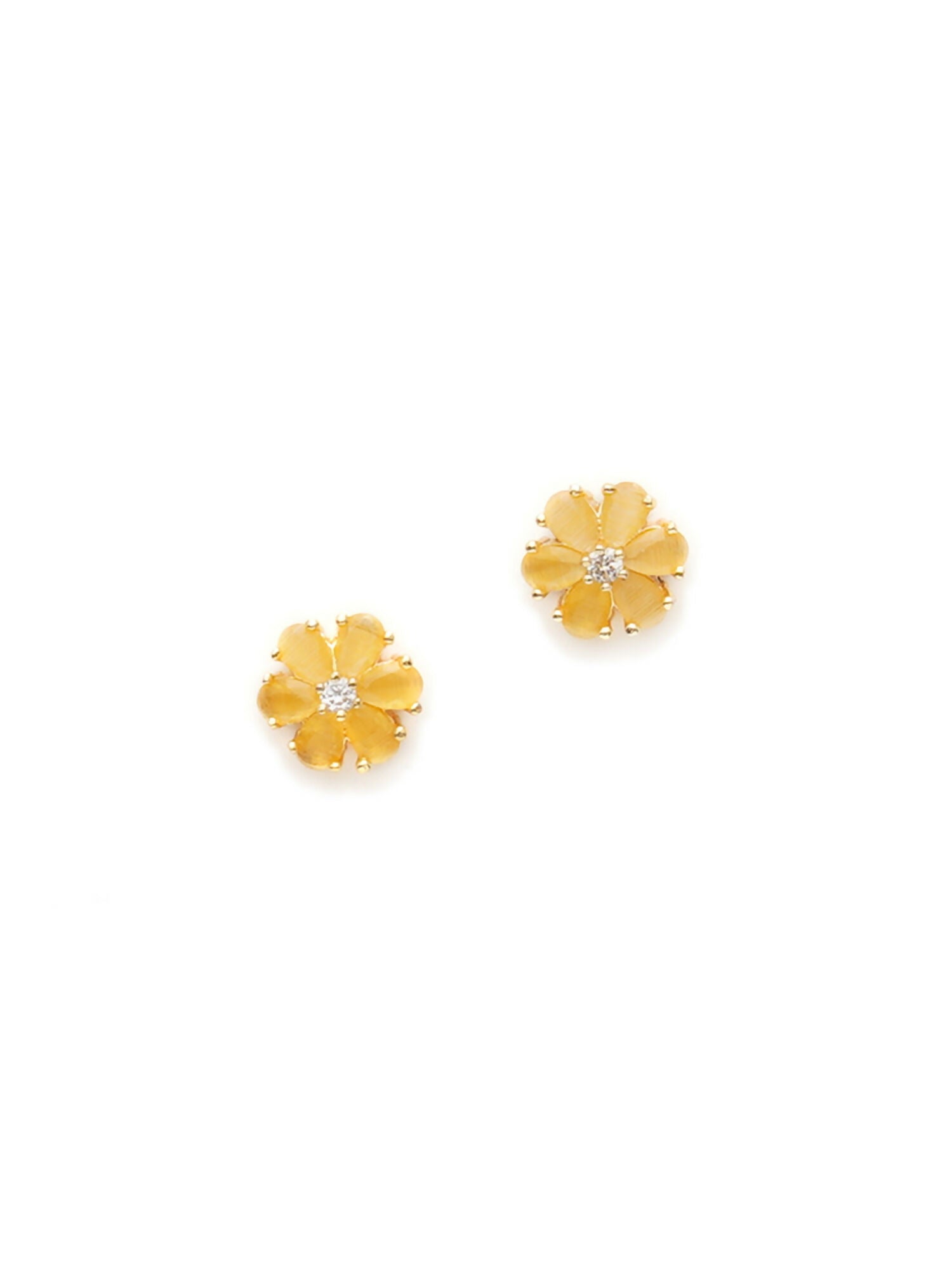 stone stud (yellow) - Ruby Raang - Distacart