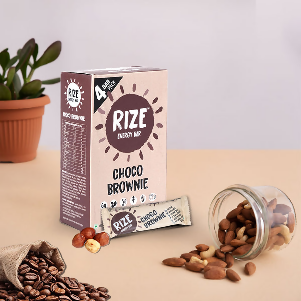 Rize Energy Bar Choco Brownie - Distacart