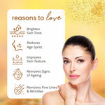 Thumbnail for Globus Naturals Gold Radiance Anti Ageing & Brightening Face Serum, Suitable For All Skin Types - Distacart