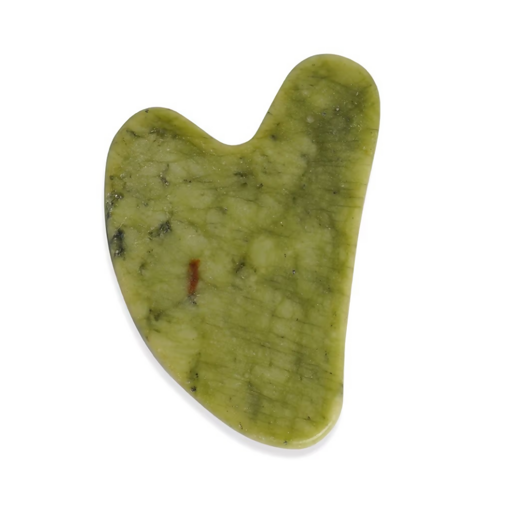 BUNGALOW BEAUTY Green Jade Gua Sha Facial Massage Tool - Dista