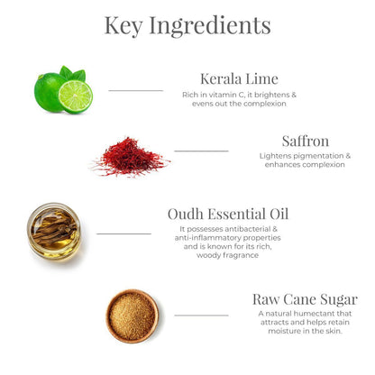 Forest Essentials Luxury Sugar Soap Lime Saffron & Oudh - Distacart