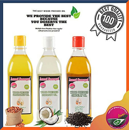 Ammi Samayal Wood Pressed Groundnut Oil - Distacart