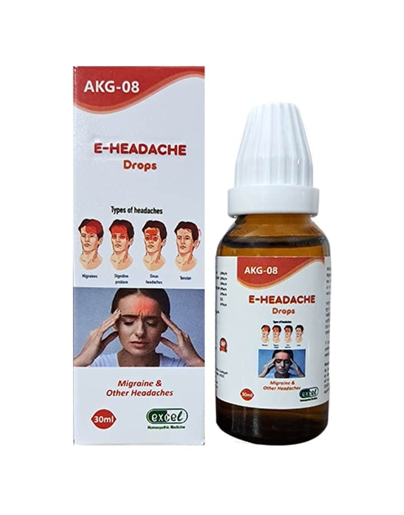 Excel Pharma E-Headache Drops - Distacart