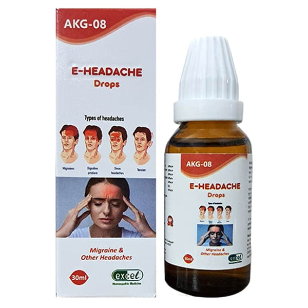 Excel Pharma E-Headache Drops - Distacart
