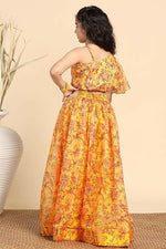 Thumbnail for Joban Fashion Girl's Yellow Color Lehenga Choli