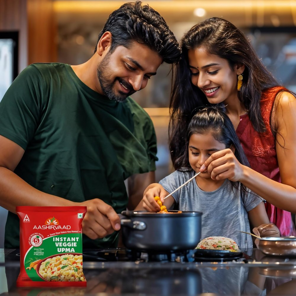 Aashirvaad Instant Veggie Upma - Distacart