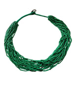 Thumbnail for Inhanns Handmade Beaded Multilayer Necklace, 20 Layers - Green - Distacart