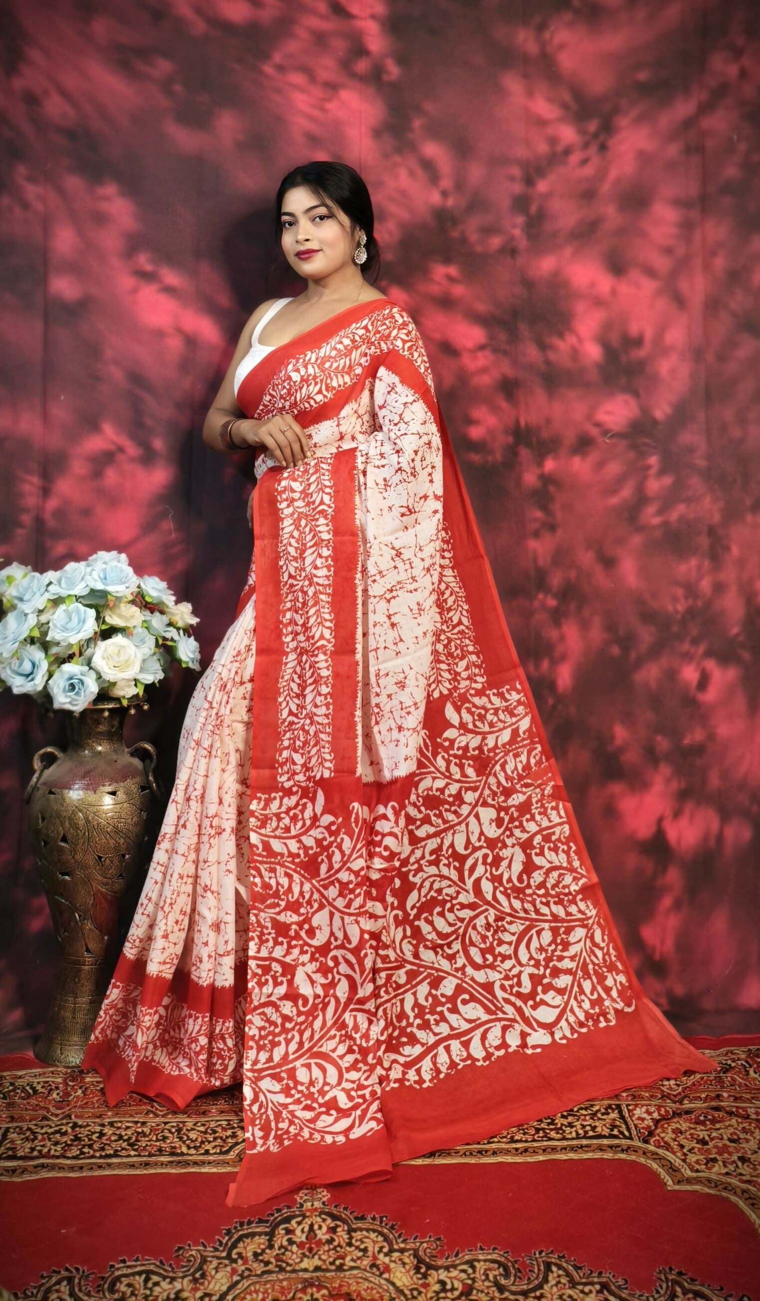 ECDCMULCOTTONBATIQUERed