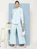 Ahalyaa Womens Co-ords - Blue - Distacart