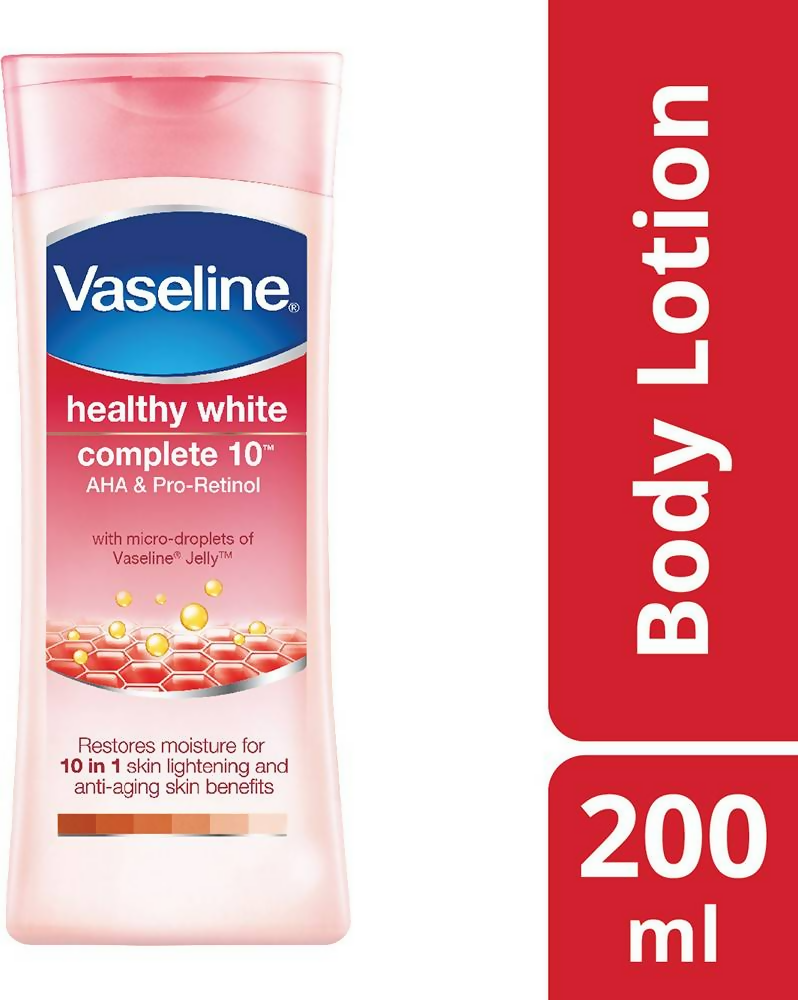 Vaseline Healthy White Complete 10 Body Lotion - Distacart