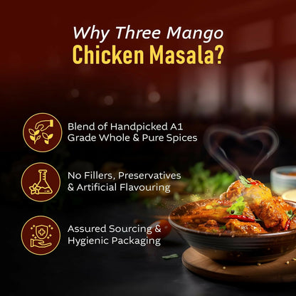 Three Mango Chicken Masala Powder - Distacart