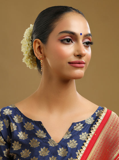 Ruby Raang Traditional Gold Earrings - Dista