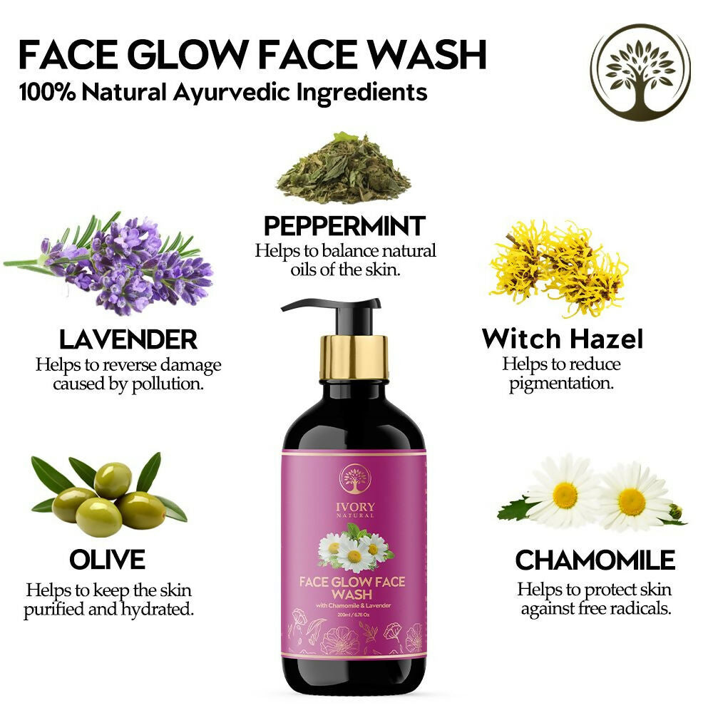 Ivory Natural Face Glow Face Wash For A Luminous, Radiant Complexion - Distacart