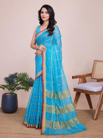 Thumbnail for Mitera Woven Design Zari Saree