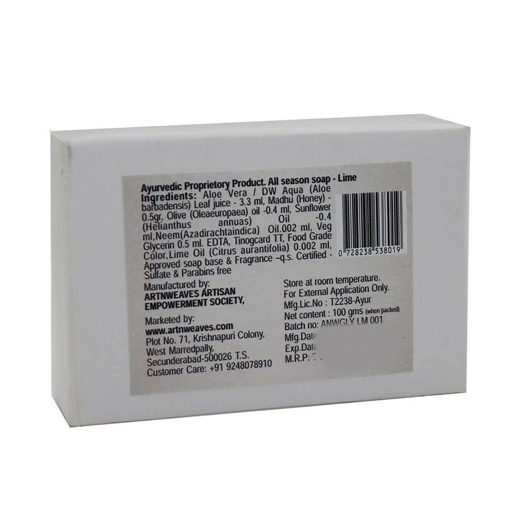 artNweaves Lime Handmade Soap - Distacart