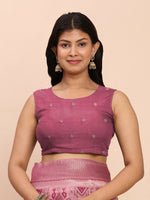 Thumbnail for Astita Linen Cotton Light Pink Saree